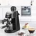 Aicook Espresso Machine, 3.5 Bar 4 Cup Espresso and Cappuccino Coffee Maker, 2 in 1 Semi-Automatic Coffee Machine with Milk Frother, Stainless Steel Espresso Maker with Steamer
