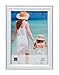 kieragrace Avery Picture Frame, 5 by 7 Inch, White with Silver Lining