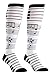 Sock It to Me, Foot Notes, Women's Knee-High Funky Socks, Piano Key Notes, Music Socks