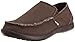 Crocs Men's Santa Cruz Loafer | Comfortable Men's Loafers | Slip On Shoes, Espresso/Espres, 12 US Men