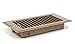 Deluxe Metal Mobile Home Floor Register Vents (4x8, Brown) (10 Pack)