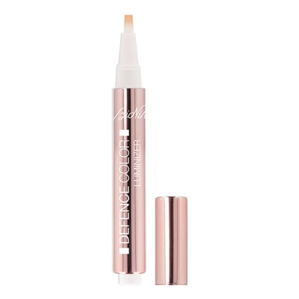 Bionike Defence Color Illuminating Concealer Luminizer with Hyaluronic Acid, Minimizes Dark Circles and Blemishes, Gives Bright, Hydrated Skin, 3 ml