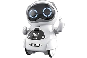 Gorilley Mini RC Pocket Robot for Kids with Interactive Dialogue Conversation, Voice Recognition, Chat Record, Singing& Danci