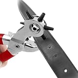 DEKTON Revolving Punch Pliers Heavy Duty Hole Punch Tool 6 Sizes Ergonomic view 4