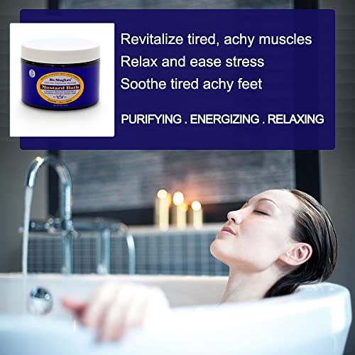 Dr. Singha's Mustard Bath Salts, Therapeutic Bath Detox Relaxing Bath