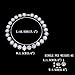 EVER FAITH Wedding Round Pave CZ Star Inspired Jewelry Set - Necklace Earrings Bracelet