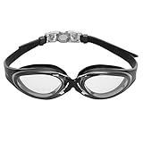 Bezzee-Pro Swim Goggles, Adjustable Silicone Straps, Swimming Goggle No Leaking Anti Fog UV Protection Triathlon Swim Goggles with Free Protection Case And Ear Plugs for Adult Men Women Youth