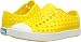 Native unisex-baby Jefferson Child Water Proof Shoes, Crayon Yellow/Shell White, 7 Medium US Toddler