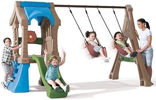 Gym Set with Slide Outdoor Toy 