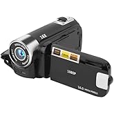 Digital Camcorder, DH-90 16X Digital Zoom 2.7 Inch Colourful Display Screen, High Definition Camera Image Video Shooting Camcorder US Plug 110-240V