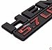 2PCs zorratin HEMI Matte Black wih red 5.7 LITER Chrome 3D Side Pillar Door Fender Trunk Emblem Badge Plate Decal with Sticker Set for Dodge Charger Ram 1500 Challenger Jeep Grand Cherokee