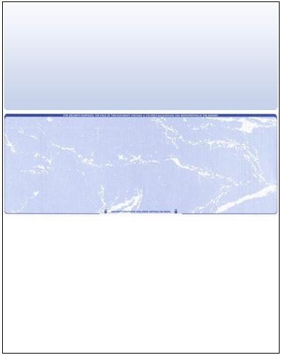 Business Voucher Check Stock - Computer Laser