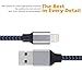 Lightning Cable, Cablex iPhone Charger 3Pack 10FT Extra Long Nylon Braided USB Cable Cord Compatible with iPhone X 8 8Plus 7 7Plus 6s 6sPlus 6 6Plus SE 5 5s 5c iPad iPod & More (Blackblue)