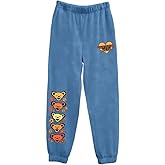 Ripple Junction Grateful Dead Women's Sweatpants Dancing Bears Cinch Bottom Fleece Jogger W/Pockets Officially Licensed
