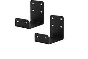 YMSZGBZG Heavy Duty Mantel Brackets，Floating Shelf Fireplace Bracket，U-Shaped Beam-Style Mantel Support(2 Packs). (4x4x3)