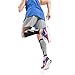 ActiveGear Calf Compression Sleeves for Men and Women to Improve Circulation and Recovery - Black/Gray L/XL (One Pair)