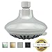 HeadMaster® Best High Pressure Luxury Rainfall Massage Fixed Shower head with 6 Spray Settings, Adjustable Swivel Joint and Teflon Tape, Polished Chrome Finish