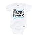 CarefreeTees I'm Spoiled Because No One Will Spank Grandma (Cute Baby Shirt)