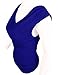 Me and Young Ruched Cowl Neck Ruched Side Top Sleeveless Jersey Tank Royal XL