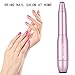 Professional Electric Nail Drill Portable Nail Drill Machine Electric Nail File Manicure Pedicure Kit Hand-piece Grinder for Acrylic Gel Nails with 11 in 1 Nail Drill Bits and 3 PCS Nail Brushes