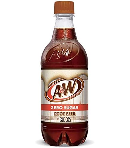 Amazon.com: A&W Zero (Diet) Root Beer, 20 Fl Oz Bottles, (Pack of