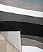 Abstract Contemporary Modern Blue Area Rug 7' 10
