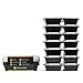 Meal Prep Haven 3 Compartment Airtight Lid Food Containers, 32 oz, Multicolored