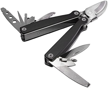 Inmount Garden Pruning Shears, 10-in-1 Multi-function Heavy Duty Garden Clippers Rust Proof Stainless Steel Scissors with Wrench Knife Saw Opener Home Tool