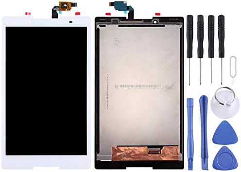LCD SCREEN PARTS LCD Screen and Digitizer Full Assembly for Lenovo Tab3 8 / TB3-850 / TB3-850F / TB3-850M(Black) (Color : White)