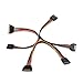 Cable Matters 3-Pack 15 Pin SATA Power Extension Cable 8 Inches primary
