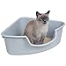 SmartCat Corner Litter Box, Gray
