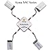 4 in 1 Multi Lipo Battery Charger for Syma X5C, X11, UX5C, UDI 818A U818A HD U818A HD+ U818A-1, and Hubsan X4 Drones – Multi-Function for 3.7V Batteries