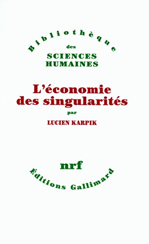 L' économie des singularités