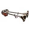 Pactrade-Marine-Boat-Stainless-Steel-Dual-Trumpet-Horn-12V-Heavy-Duty