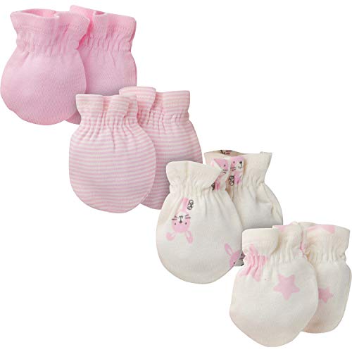 Gerber Baby Girls’ 8Piece Cap and Mitten Set Martfoot By Surfavenuemall