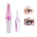 Eyelash Curler,Electric Upgraded Portable Heated Automatic Eyelash Curlers with LED Light Eye Curlers (Pink)