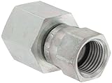EATON Aeroquip 2242-6-6S Female 37 Degree JIC Swivel to Female Pipe, JIC 37° & NPT End Types, Carbon Steel, 3/8 JIC(f) x 3/8 NPT(f) End Size, 3/8
