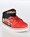 Disney Pixar Toddler Boys Cars Lightning McQueen Red Black Light-up High-Top Sneaker