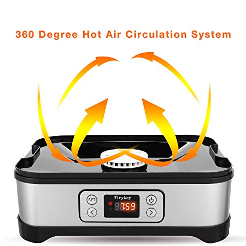 image for Hauture Food Dehydrator Machine, Digital Timer and Temperature Control
