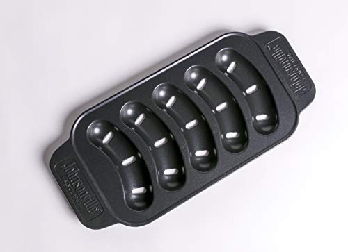 Johnsonville - Sizzling Sausage Outdoor Grill Plate for 5 Brats, Sausages, Links - 14 ⅝" x 6 ¾" x ¾" - Thumbnail 5
