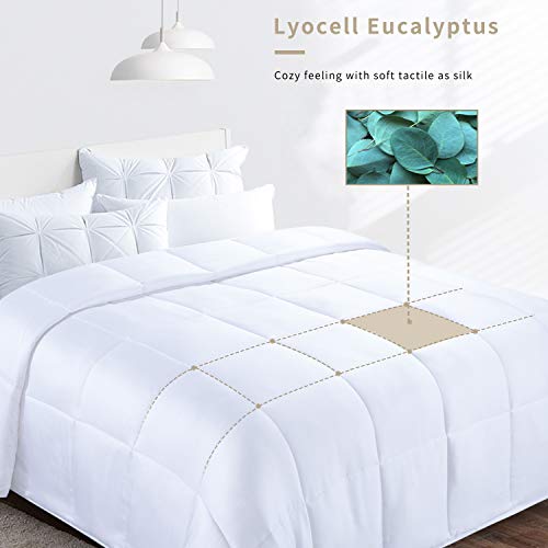 HOMBYS Lightweight Cooling Eucalyptus, Viscose Made from Bamboo Fill