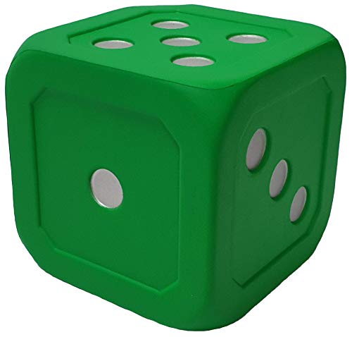 image for MG MACRO GIANT Macro Giant 6 Inch Soft Foam Jumbo Big Playing Dice, Se