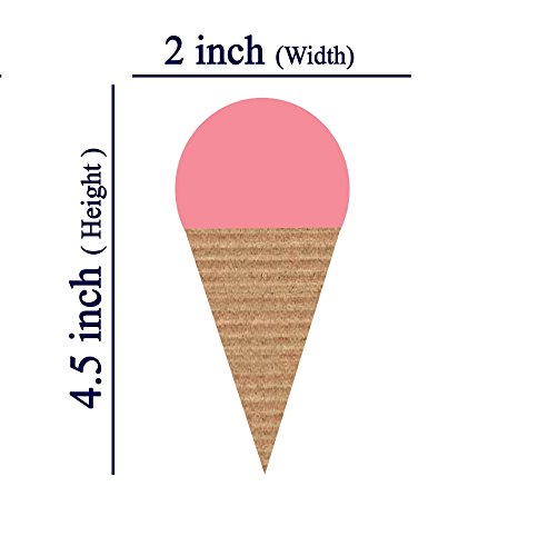 image for signatives Ice Cream Cone Garland - Photo Props - happy birthday gifts