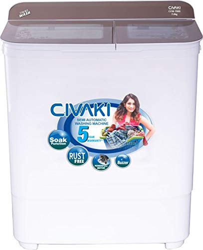 Civaki 7 0kg Semi Automatic Top Load Washing Machine Cvw 7001