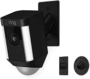 Ring Spotlight Cam Mount, Hardwired HD Security Camera, Black