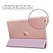 INFILAND Air Case - Ultra Slim Smart-Shell Stand Cover Case with Translucent Frosted Back Protector (with Auto Wake/Sleep) for Air / 5 2013 Released 9.7 Inch Tablet, Rose Gold