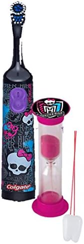 "Monster High" Inspired Bright Smile 2pc Oral Hygiene Set! Turbo Powered Spin Toothbrush &amp; Brushing Timer! Plus Bonus "Remember To Brush" Visual Aid!