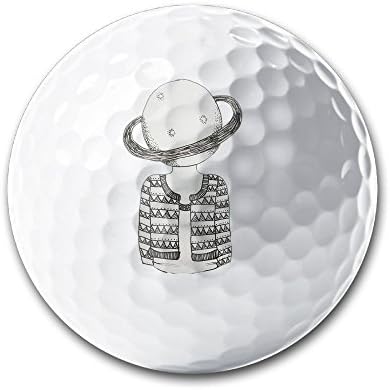 Funhoo Golf Balls, World Planet Pattern Professional Sports Practice Golf Ball Toy For Kids Or Adults