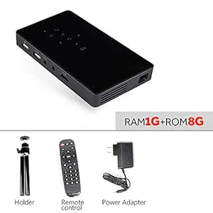 YHML Conveniente Mini Proyector D5S, Android 7.1 (2G + 32G) WiFi ...