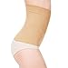 Shymay Women's No Closure Waist Corset Cincher Boned Tummy Control Waist Girdle, Nude, Tag Size XL=US Size 2-4